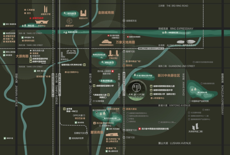 区间国庆特惠活动楼盘销售公示了解项目详细信息_线上售楼处AG真人国际游戏成都【保利新川天珺】售楼处电话最新总价(图7)